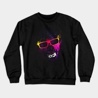 what a wolf say Crewneck Sweatshirt